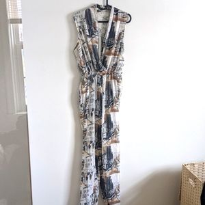 American Apparel chiffon jumpsuit